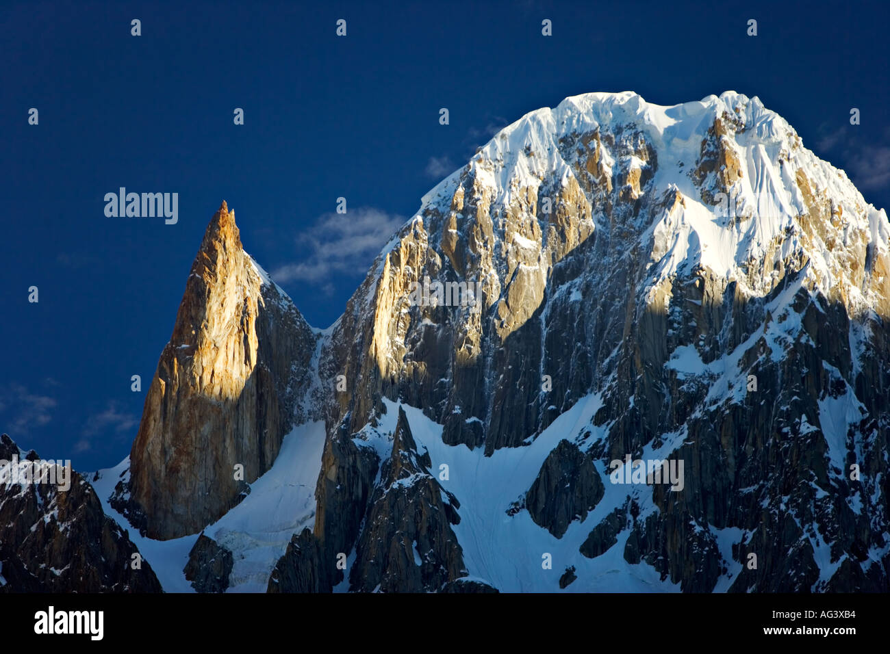 Spektakulären Bergkulisse der Hunza in Nordpakistan Stockfoto
