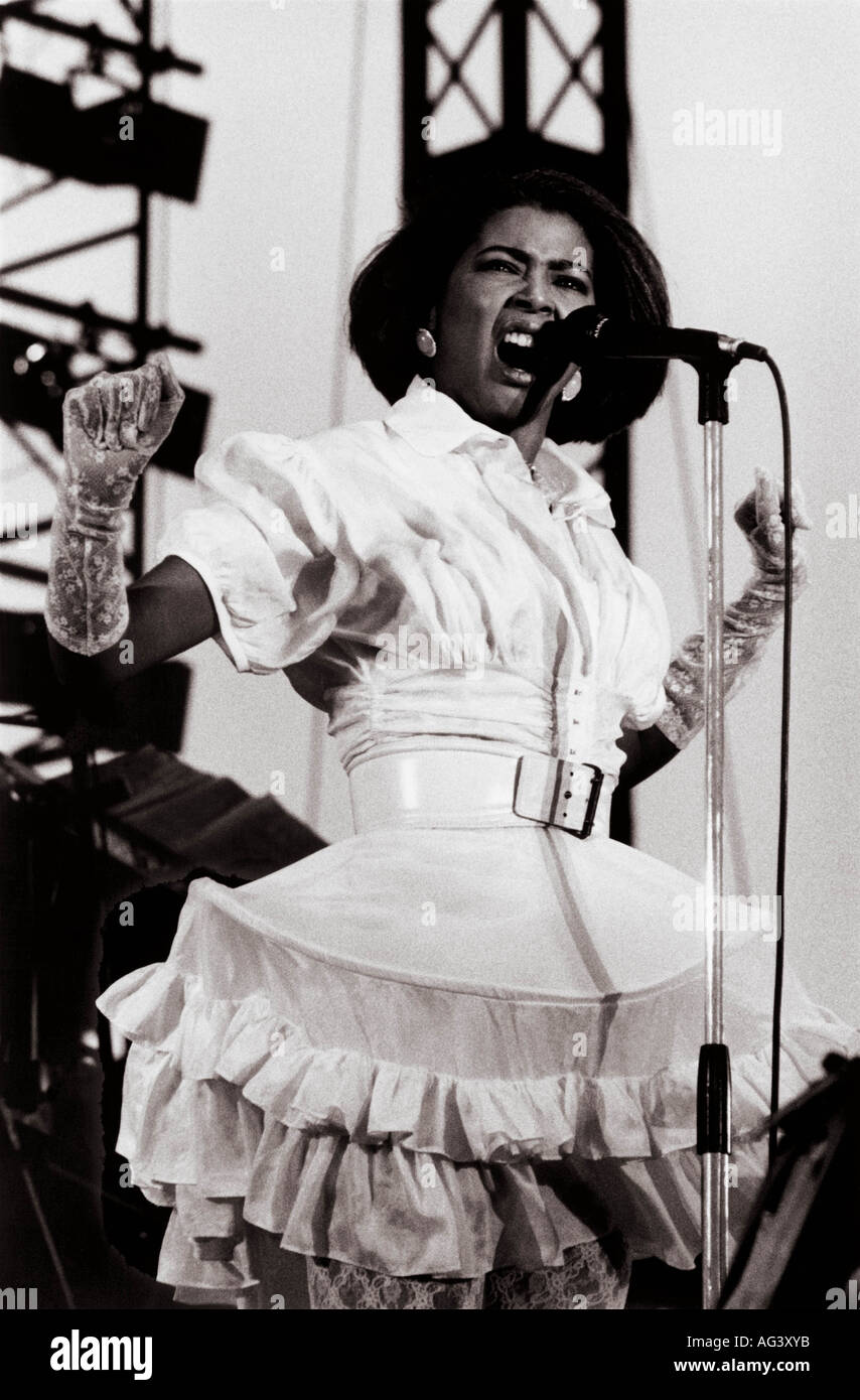 IRENE CARA US-Sängerin im Jahr 1982 Stockfoto
