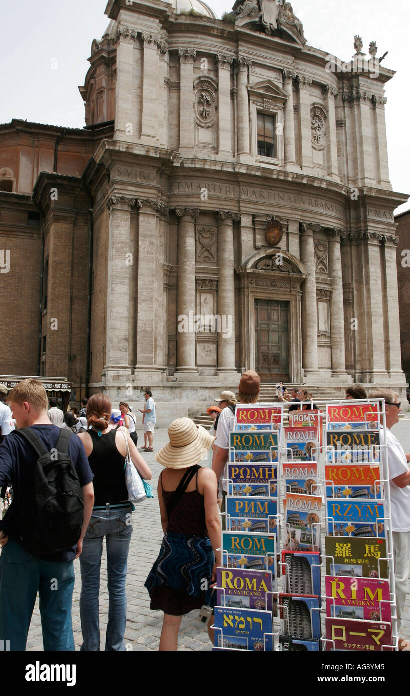 Mehrsprachige Rom touristische Reiseführer Stockfoto