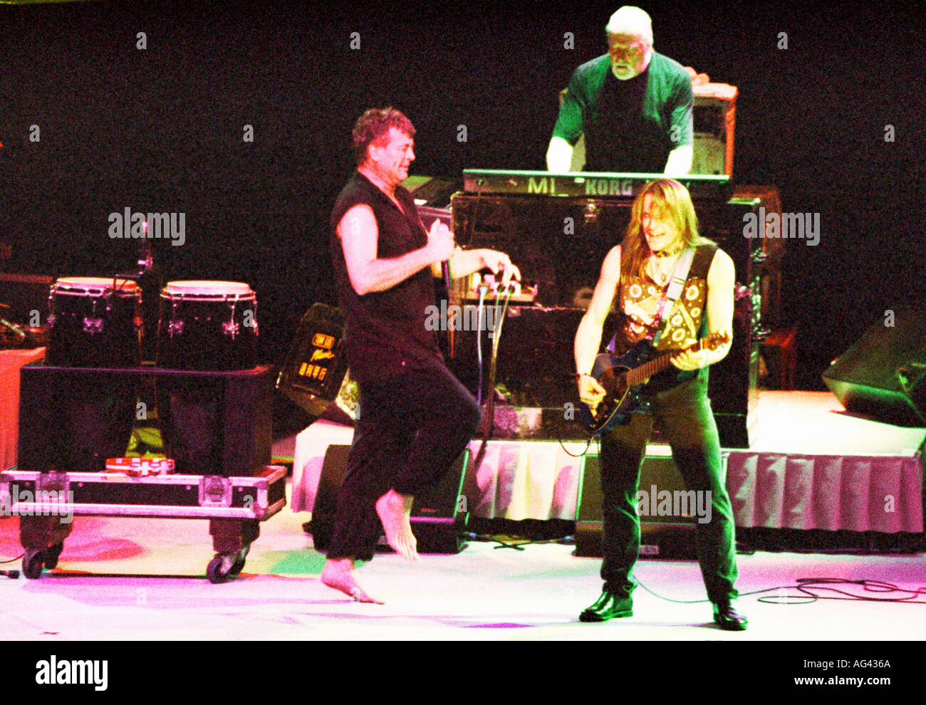 Deep Purple live in Konzert in Hong Kong Stockfoto