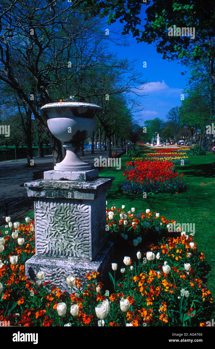 Embankment Gardens Bedford Bedfordshire England Stockfoto