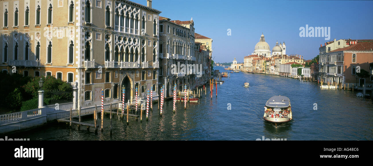 Canal Grande Venedig Tag Stockfoto
