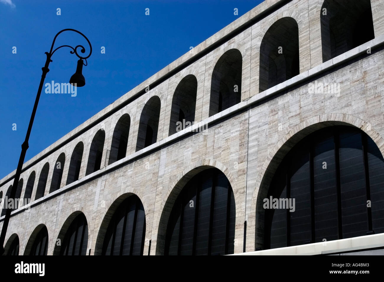 Das Äußere des Bahnhofs Termini Rom Italien Stockfoto