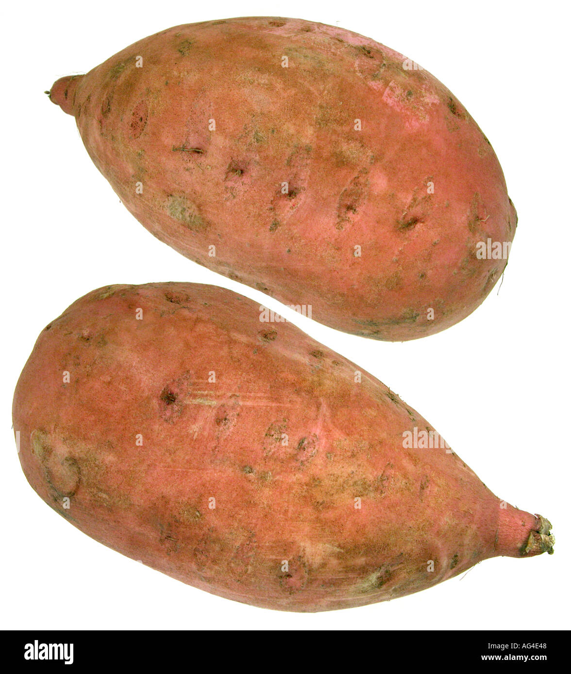 Süße Kartoffeln der besonderen Art Stockfoto