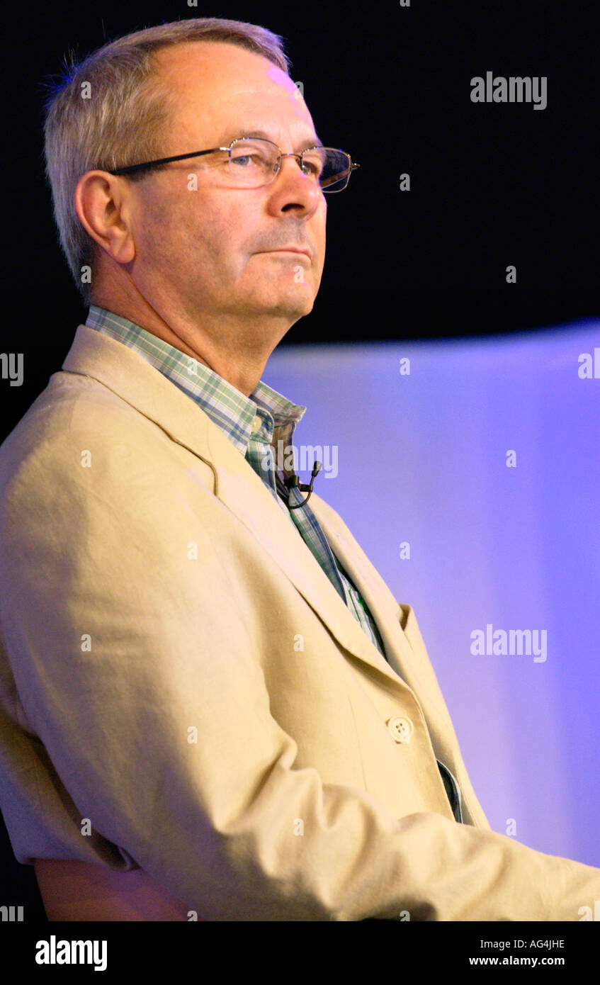 Michael Codner abgebildet bei The Guardian Hay Festival Hay on Wye Powys Wales UK Stockfoto
