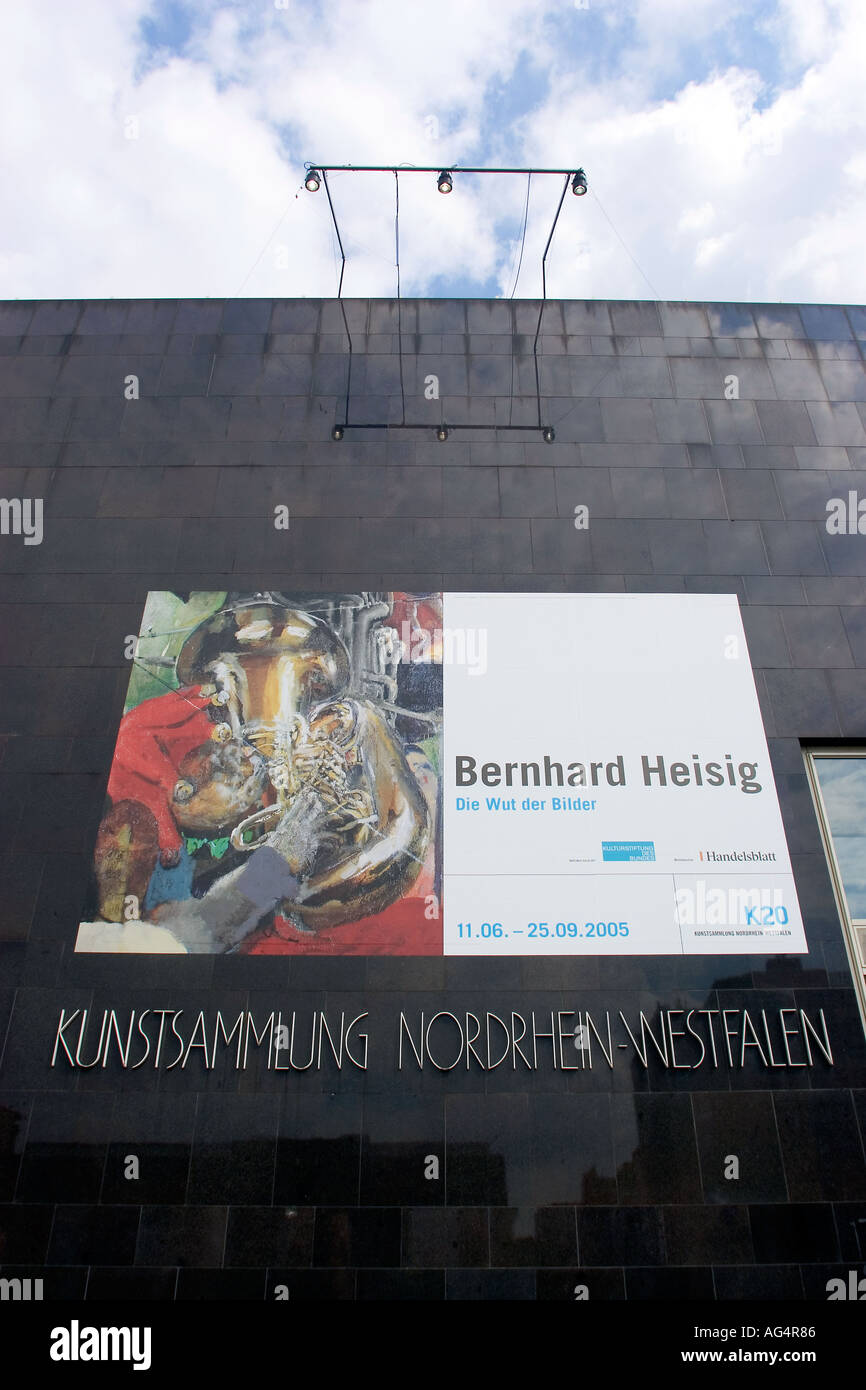 Deutschland Nord Rhein Westfalen Düsseldorf die K20 Kunstsammlung bin Grabbeplatz Kunstmuseum Stockfoto