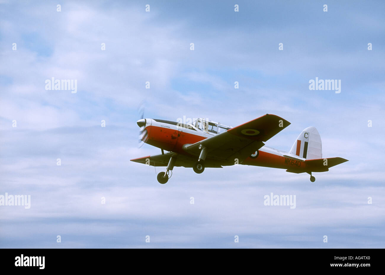 De Havilland (Kanada) DHC-1 Chipmunk 22 WK640 G-BWUV in RAF Markierungen von Breighton Flugplatz Stockfoto