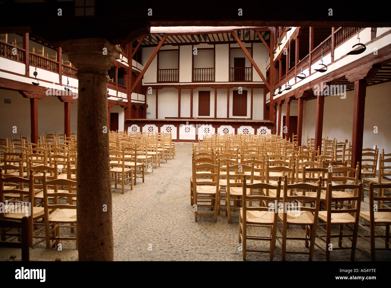 Corral de Comedias Theater, Almagro, Ciudad Real, Kastilien-La Mancha, Spanien Stockfoto