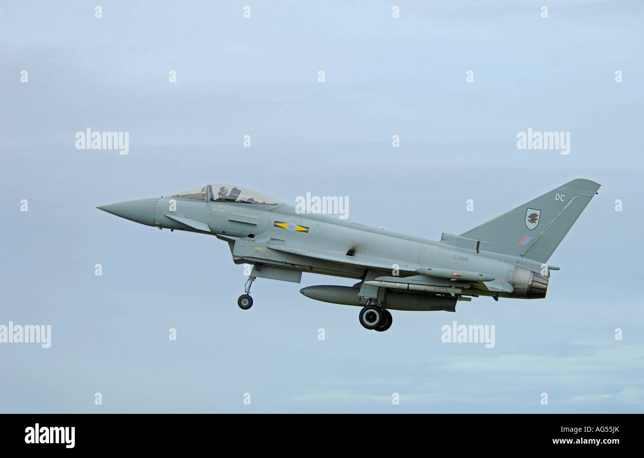 Eurofighter Typhoon F2 Multi-Role Kampfflugzeug, Europa Stockfoto