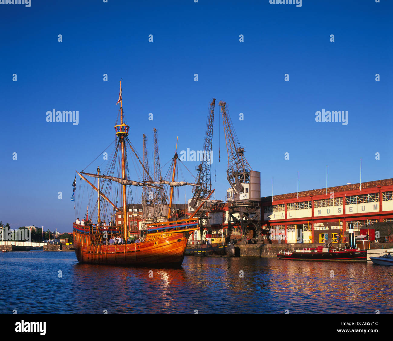 Mathew Segeln Schiff historischen Hafengebiet Bristol Avon England Stockfoto