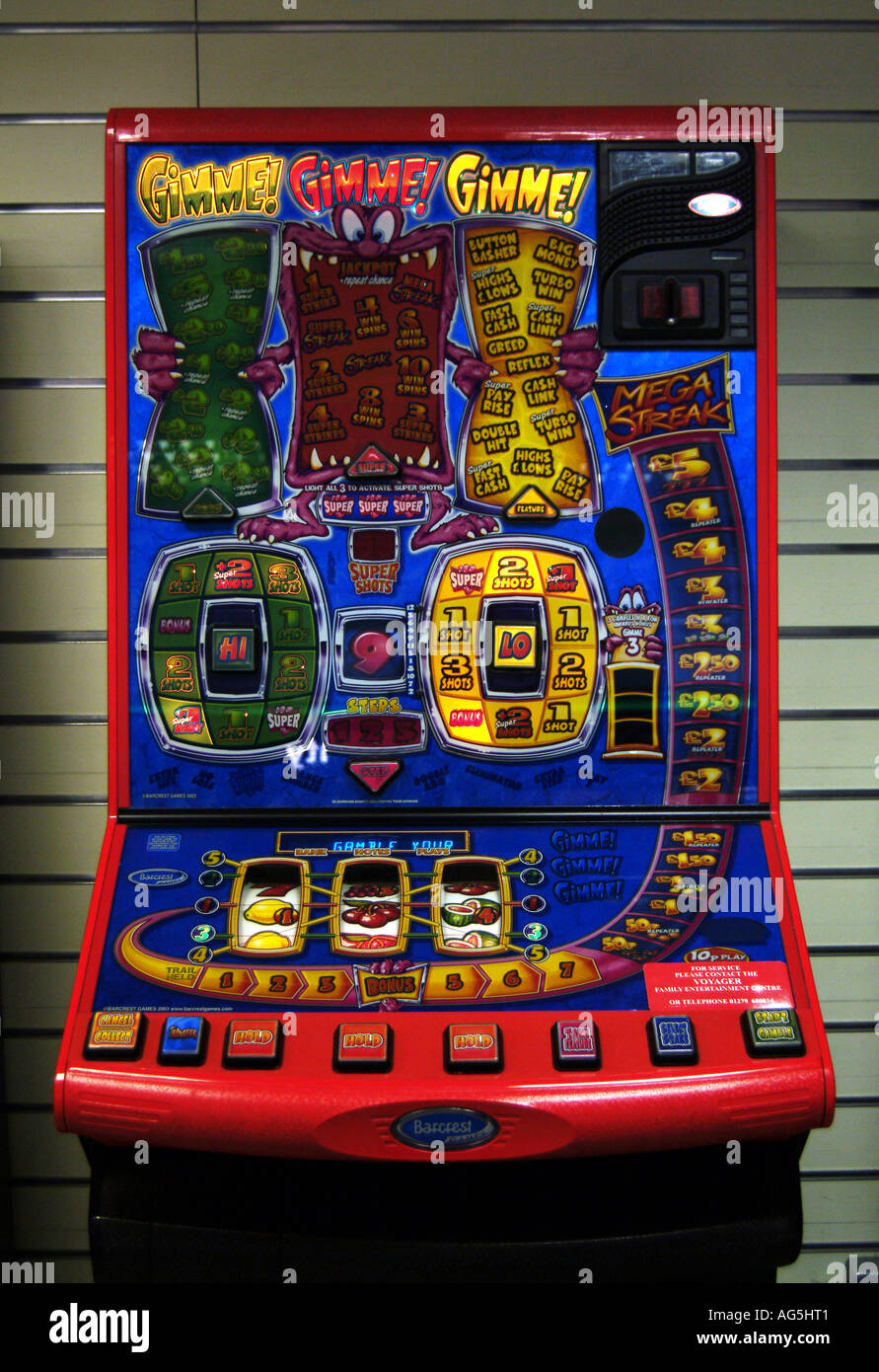 Fruit Machine Stockfoto