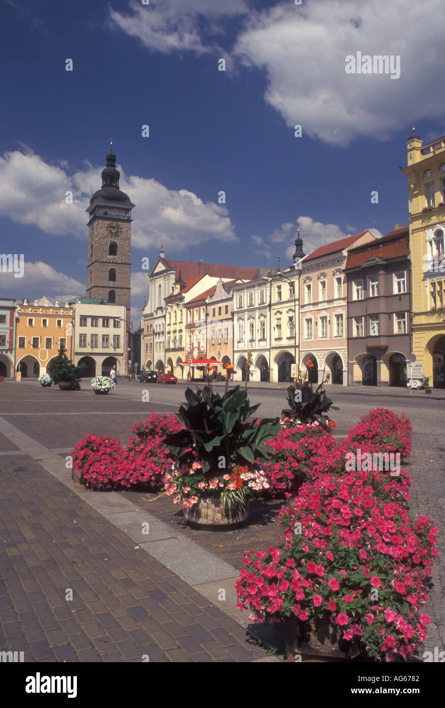 AJ16908, Tschechische Republik, Europa, Budweis, Budweis, Südböhmen Stockfoto