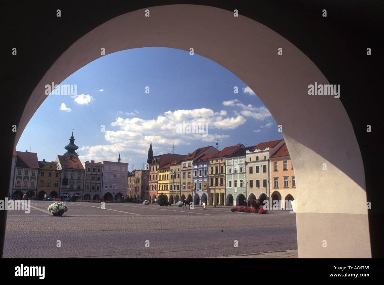 AJ16911, Tschechische Republik, Europa, Budweis, Budweis, Südböhmen Stockfoto