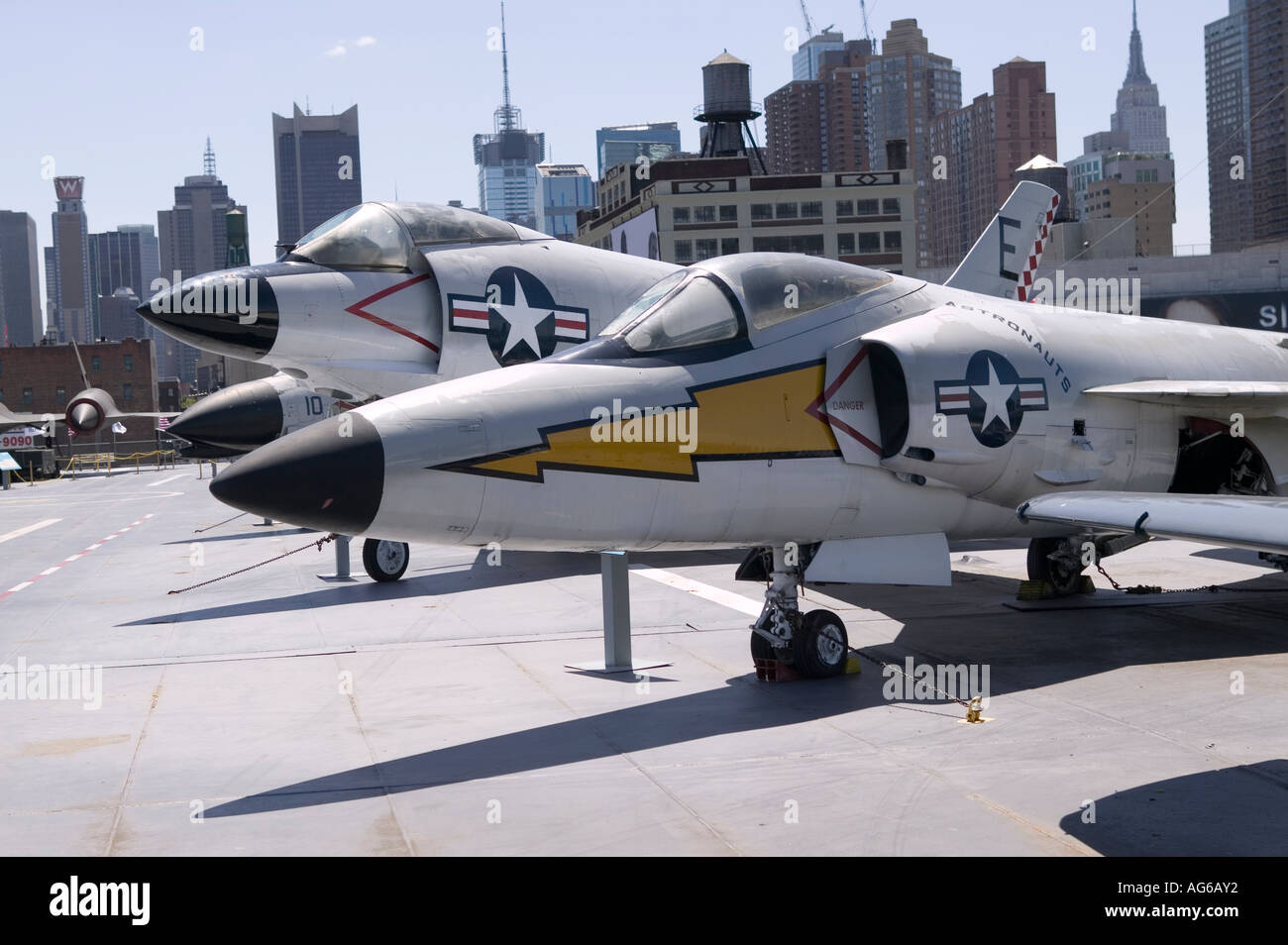 Kampfjet an Bord das Intrepid Museum Schiff in New York City USA, Mai 2006 Stockfoto