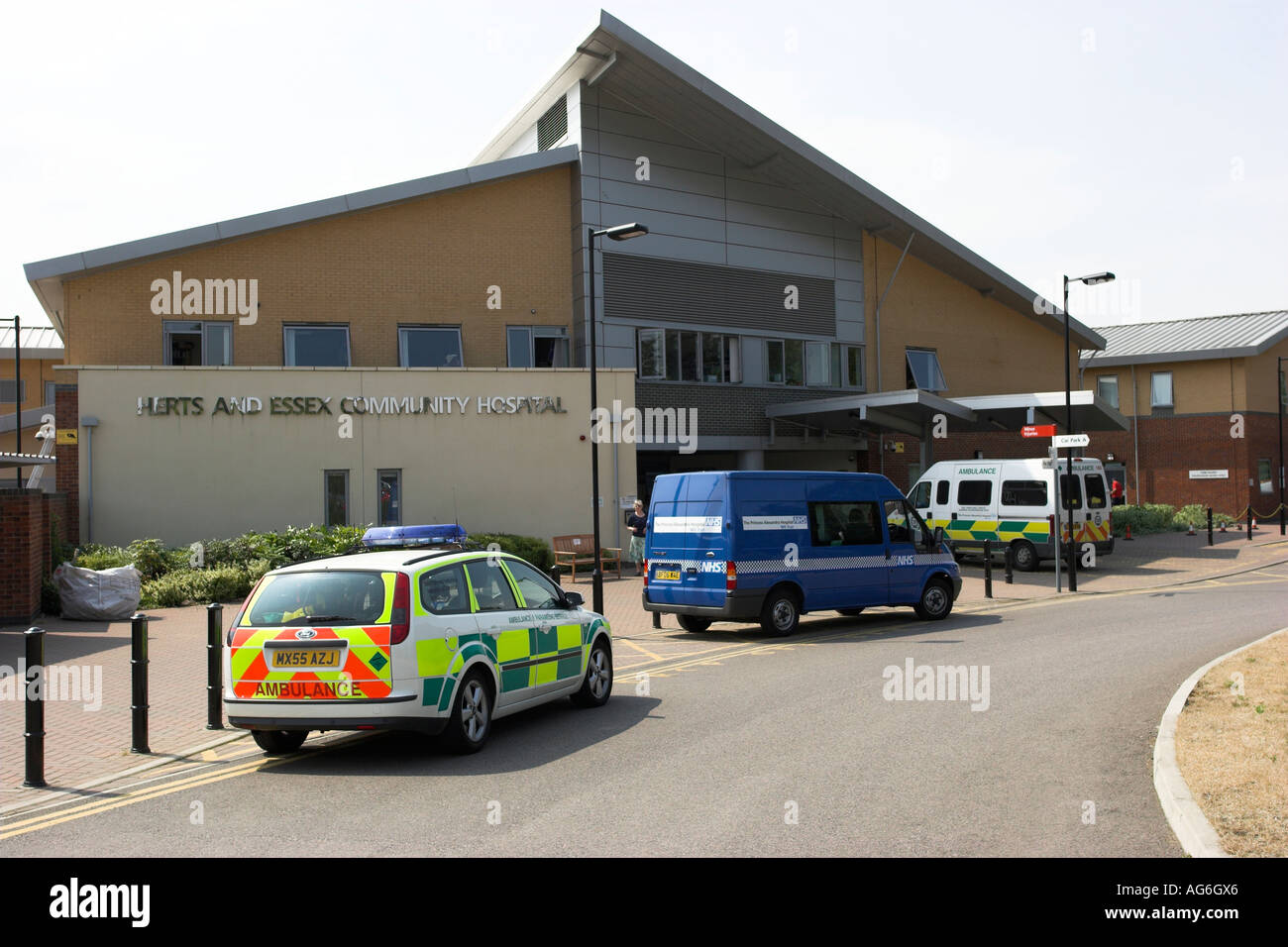 Herts & Essex Community Hospital in Bishops Stortford, Hertfordshire, England Stockfoto