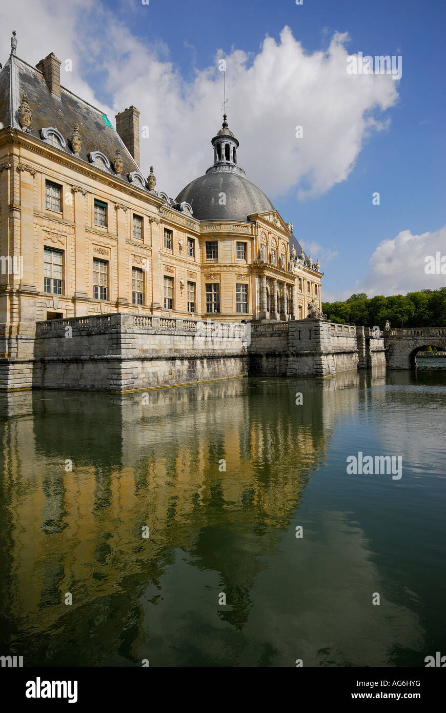 Schloss Vaux-le-Vicomte, Frankreich Stockfoto