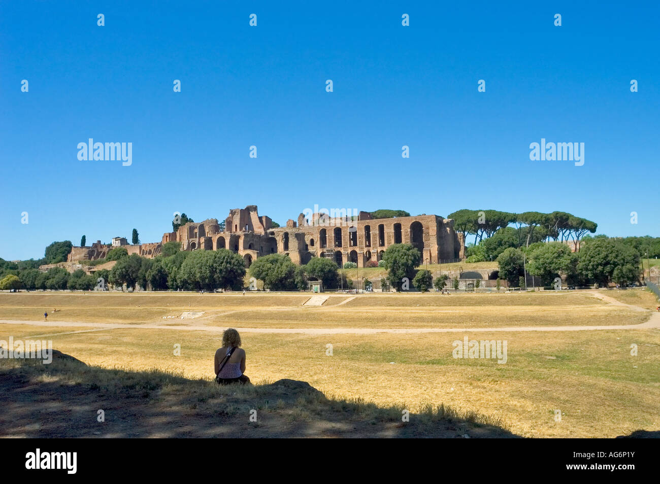 Circo Massimo Rom Italien Stockfoto