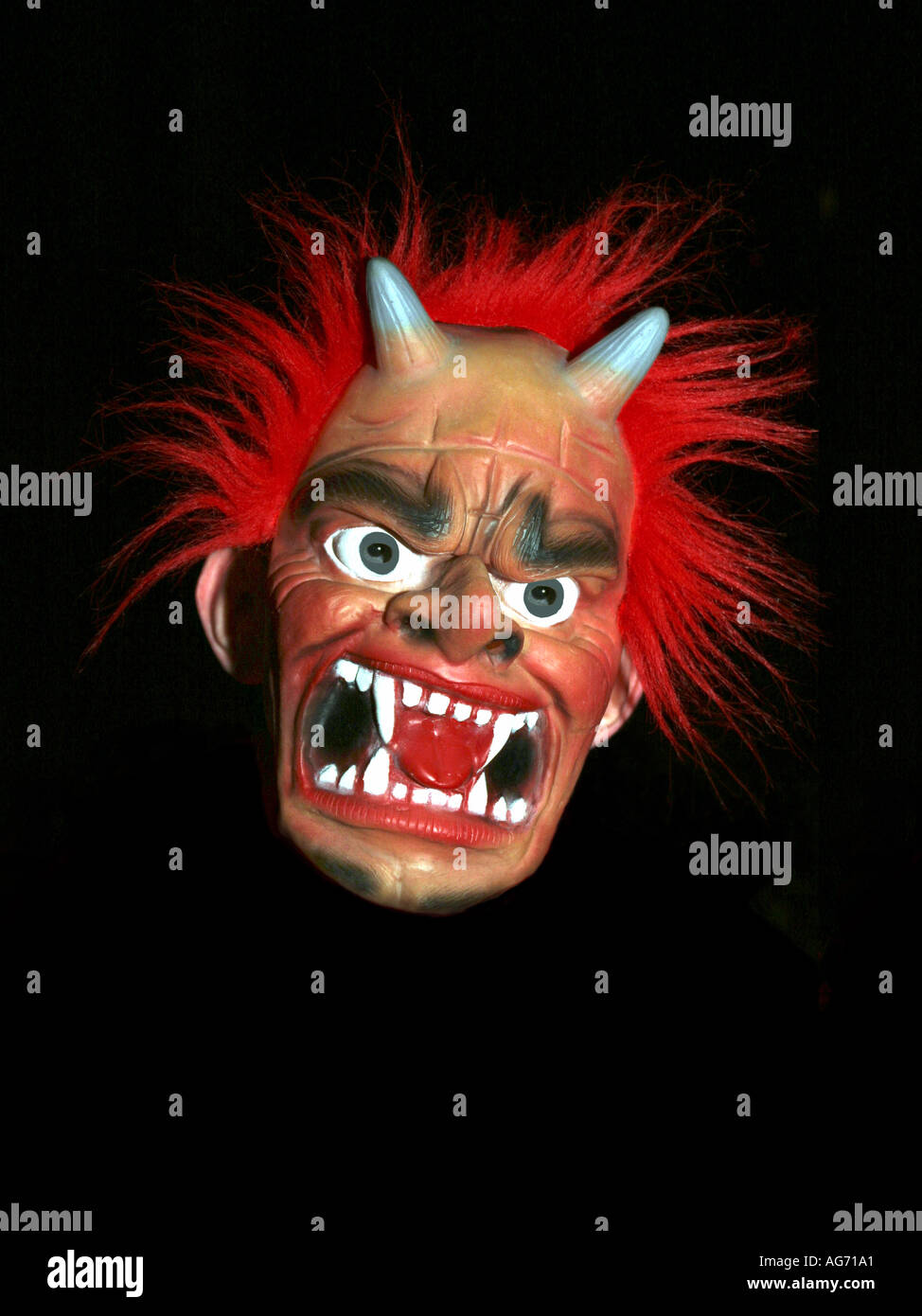 Teufel Maske Stockfoto