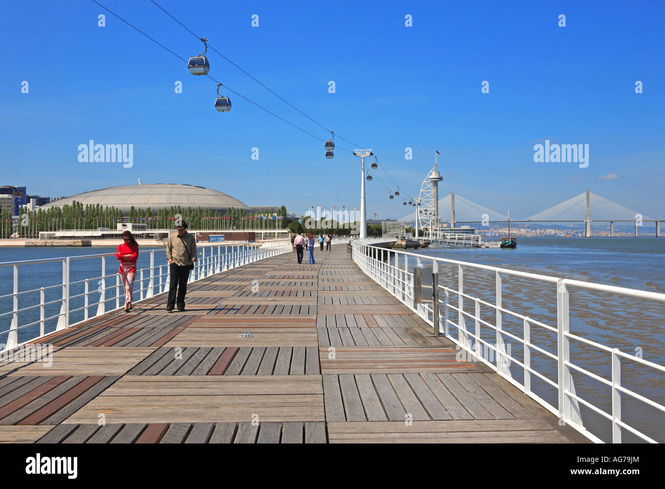 Lissabon, Parques Das Nacoes, Stockfoto