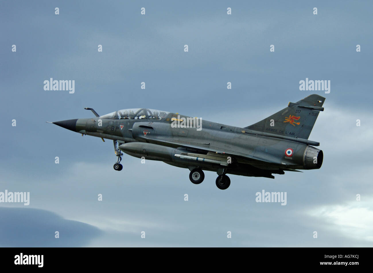 Französische Dassault Mirage 2000N Armee De l ' Air Air Jet Fighter Serie schnell keine 317 4-CR Stockfoto