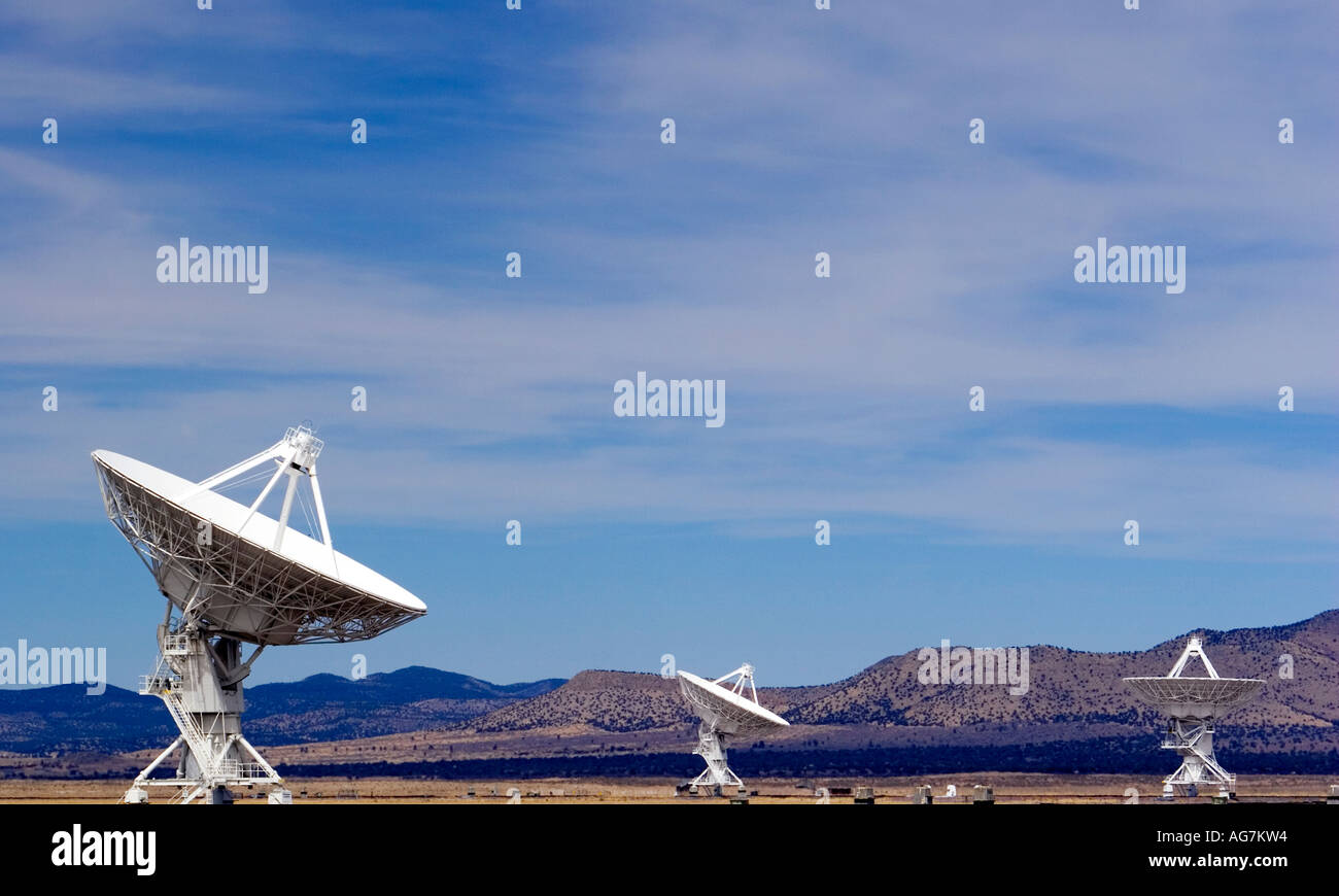 Das Very Large Array in San Agustin New Mexiko Stockfoto