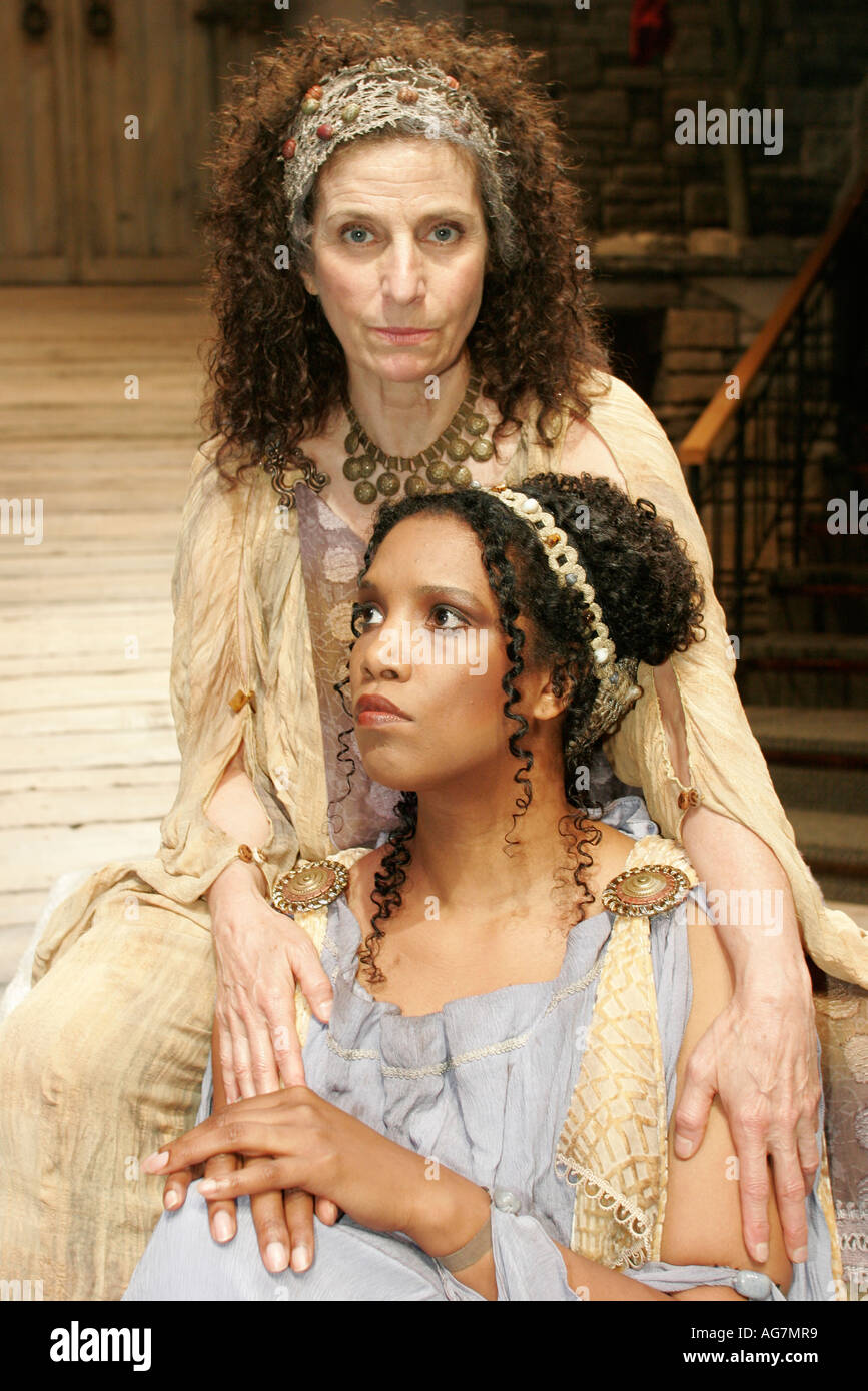 Montgomery Alabama, Alabama Shakespeare Festival, Festivals, Feier, Messe, die Trojanischen Frauen, Schauspielerin, Schwarze Schwarze Afrikaner ethnische Minderheit, adul Stockfoto