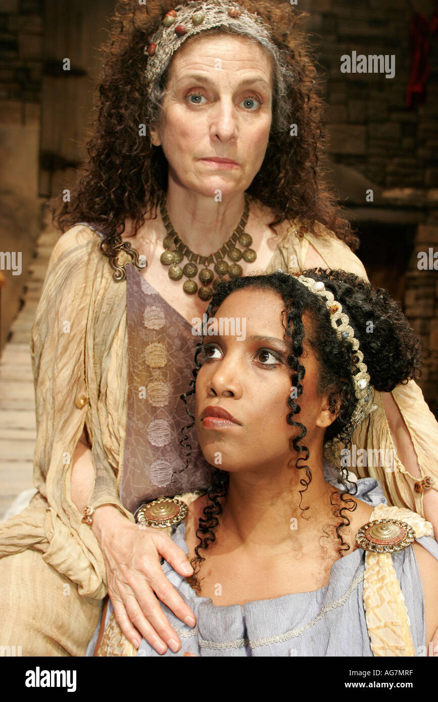 Montgomery Alabama, Alabama Shakespeare Festival, Festivals, Feier, Messe, die Trojanischen Frauen, Schauspielerin, Schwarze Schwarze Afrikaner ethnische Minderheit, adul Stockfoto