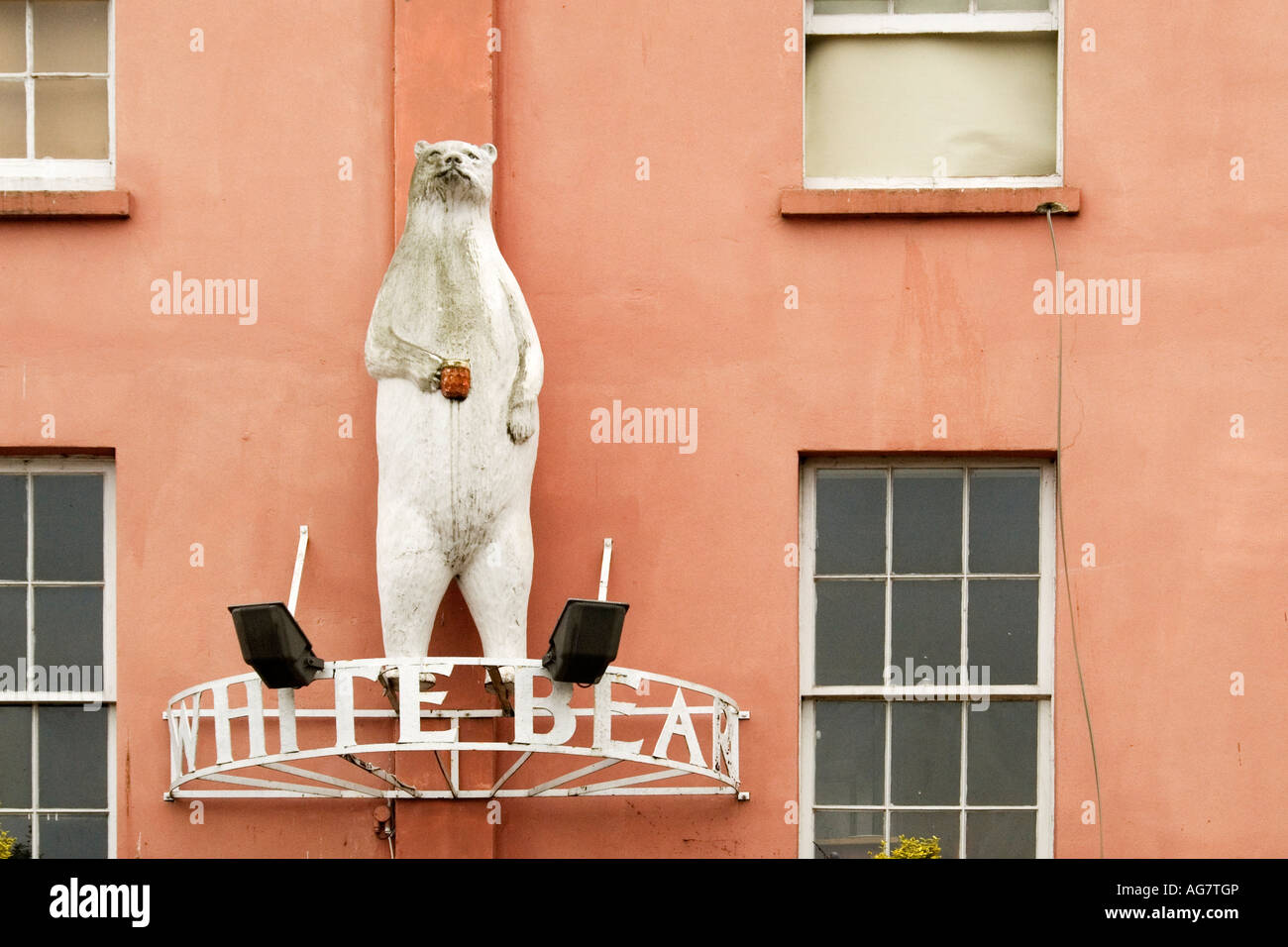 White Bear, Gastwirtschaft, Hl. Michael-Hügel, Bristol, England, UK Stockfoto