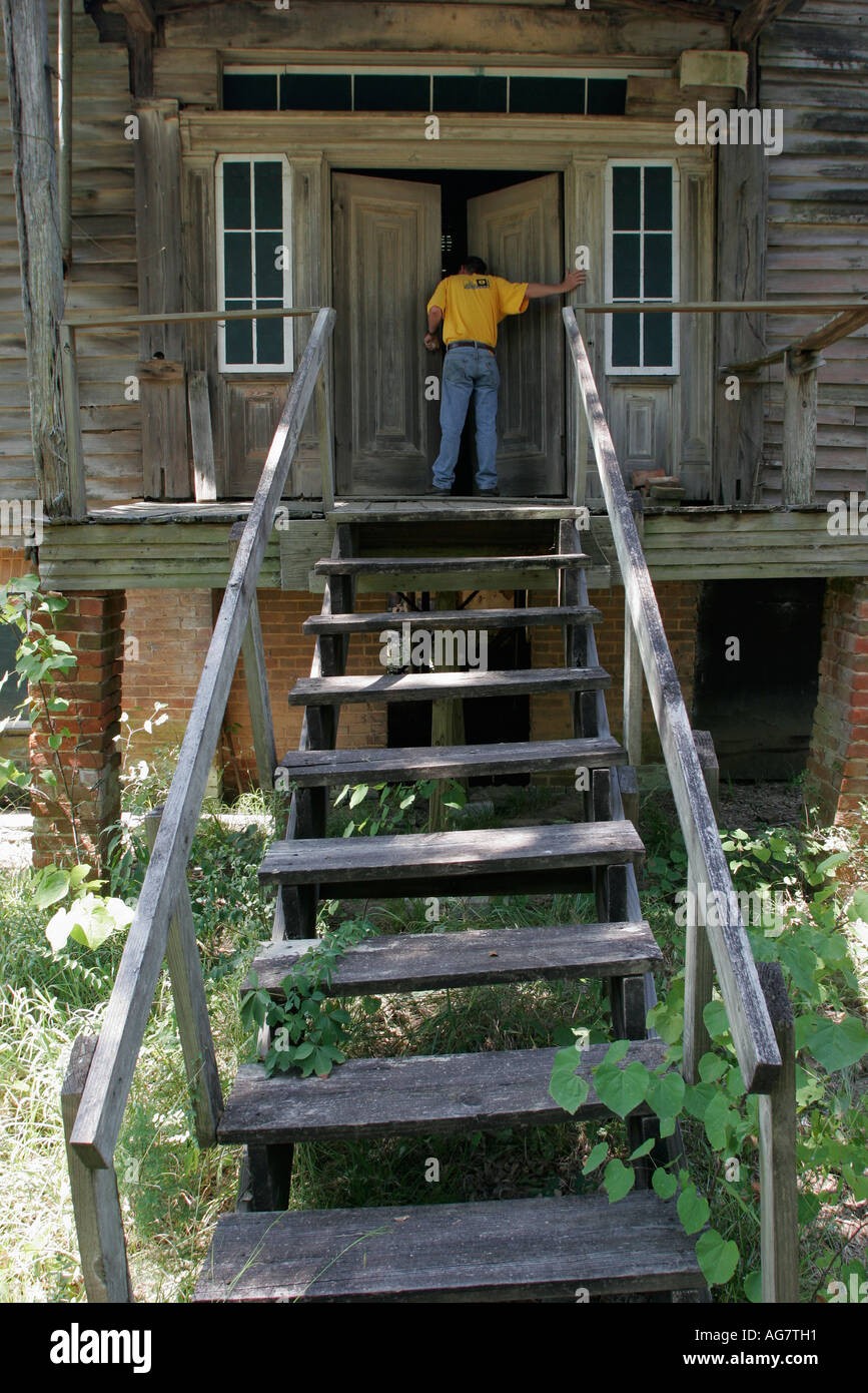 Alabama Orrville, Old Cahawba Archeological Village, ehemalige Hauptstadt des Bundesstaates 1820, Fambro House 1841, Besucher reisen Reise Tour touristisches Wahrzeichen Stockfoto