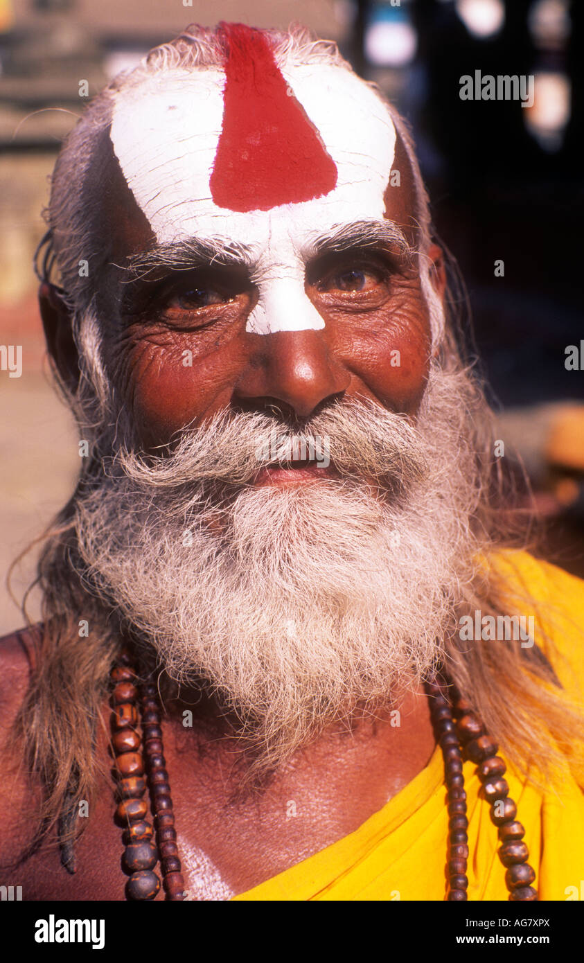 Sadhu, Durbar Square, Kathmandu, Nepal Stockfoto