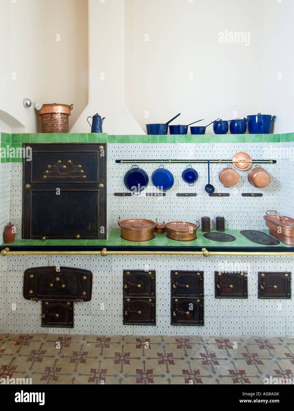 Antike italienische Küche Stockfoto