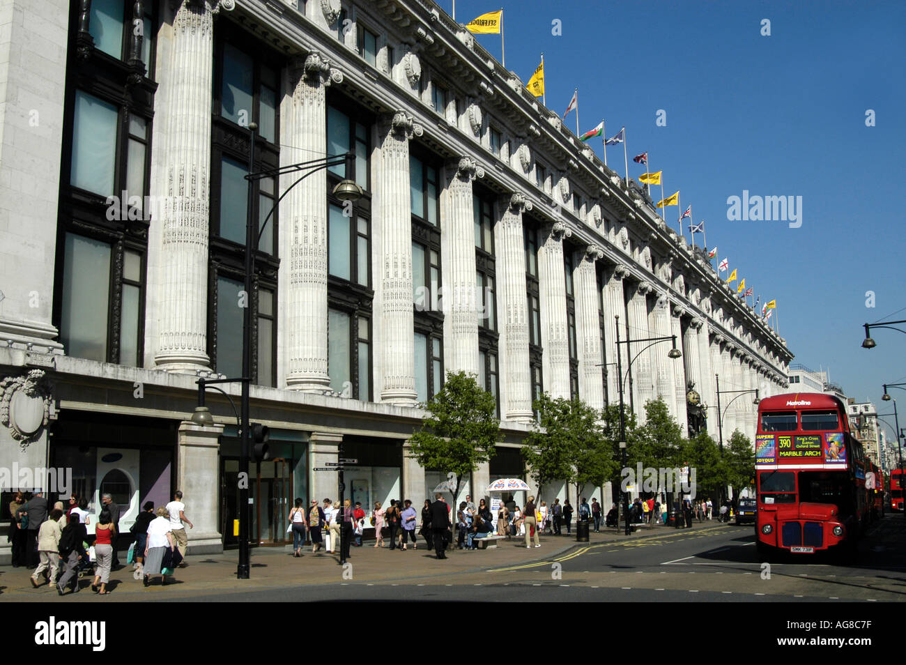 Kaufhaus Selfridges Oxford Street London England UK Stockfotografie Alamy