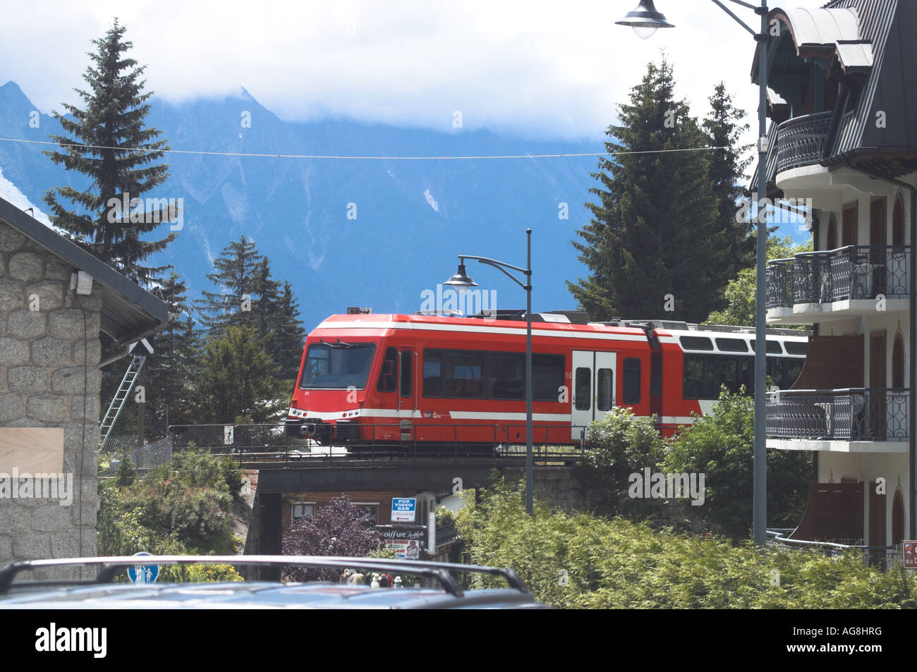 Mont Blanc Express Train Stockfotos Und Bilder Kaufen Alamy