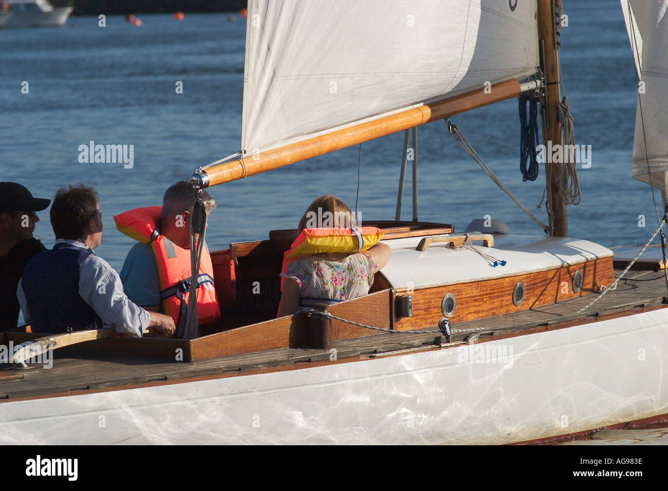 Boot Cardiff Bay South Wales UK 46739JP Stockfoto