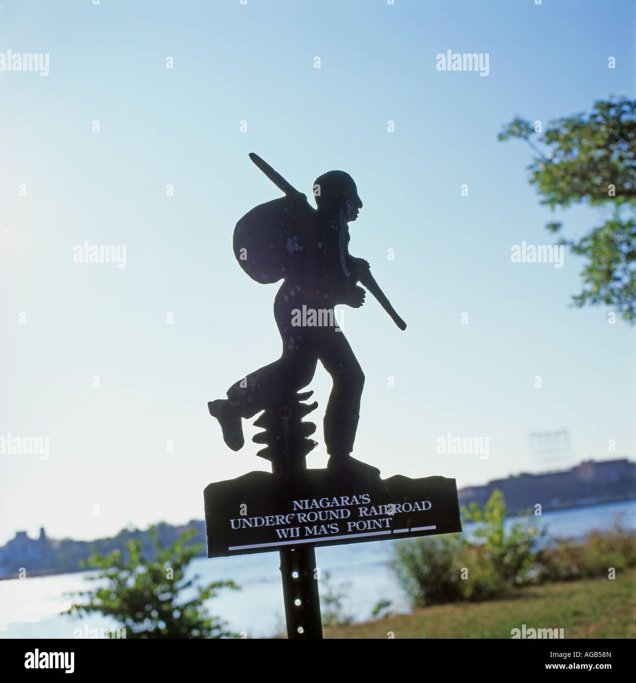 Underground Railroad Denkmal Fort Erie, Ontario, Kanada KATHY DEWITT Wilmas Zeitpunkt Stockfoto