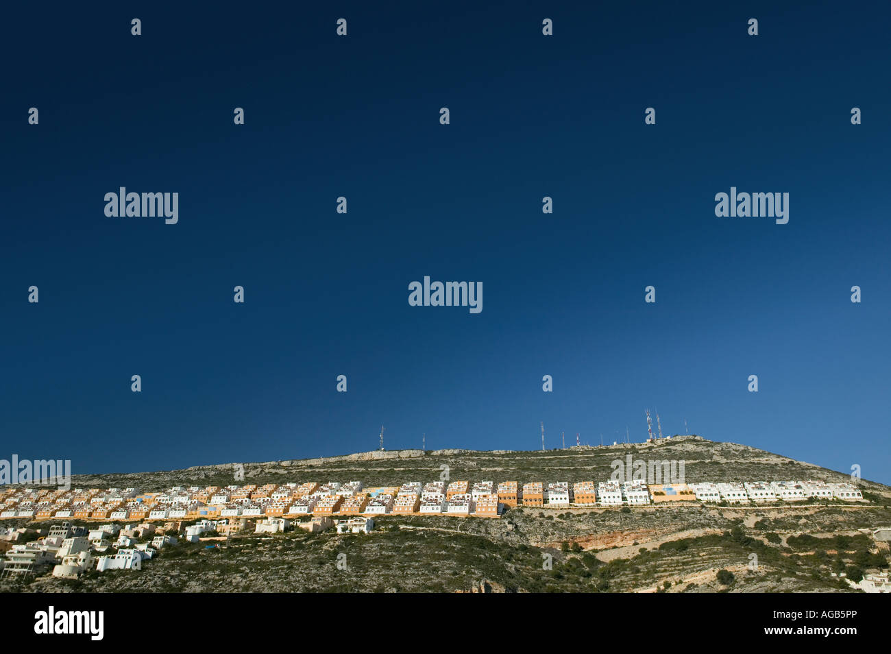 Wohnanlage in Cumbre del Sol Costa Blanca Spanien Stockfoto
