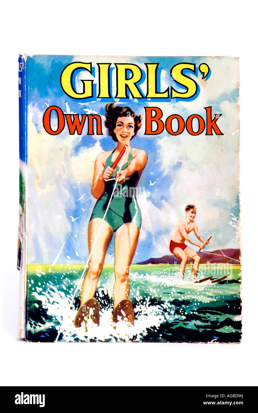 Ein Mädchen s Buch der 1950er-Jahre Stockfoto