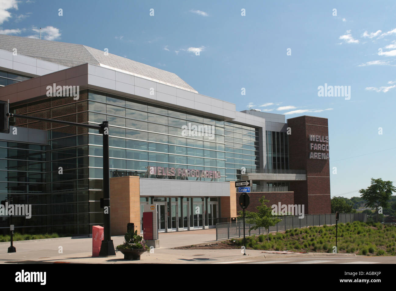 Wells Fargo Arena, Bestandteil der Iowa Veranstaltungszentrum in Des Moines, Iowa Stockfoto