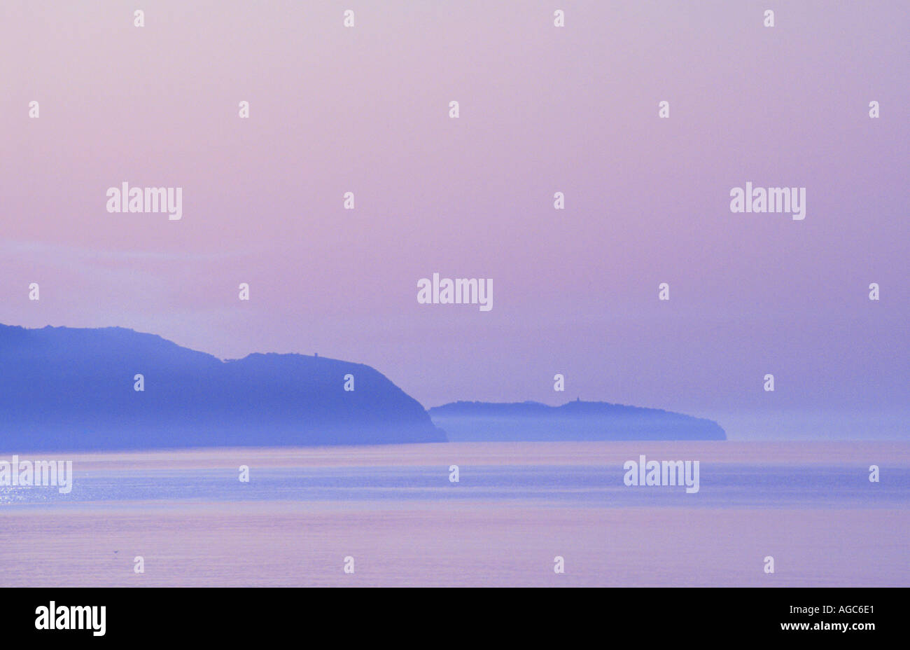 Küste östlich von Nerja Spanien Stockfoto