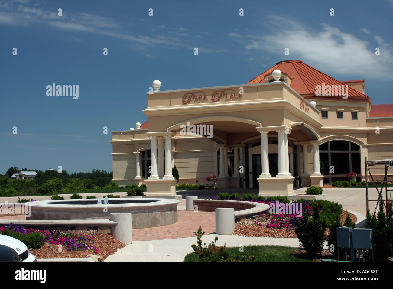 Park-Platz-Event-Center, Pipac Zentrum auf dem See, Cedar Falls Iowa Stockfoto