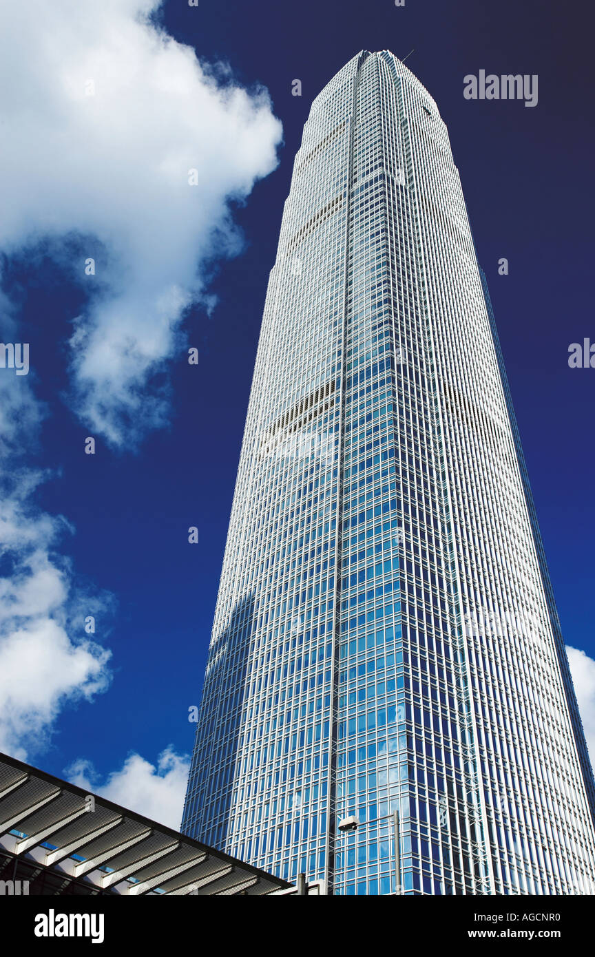 IFC Tower Hongkong Stockfoto