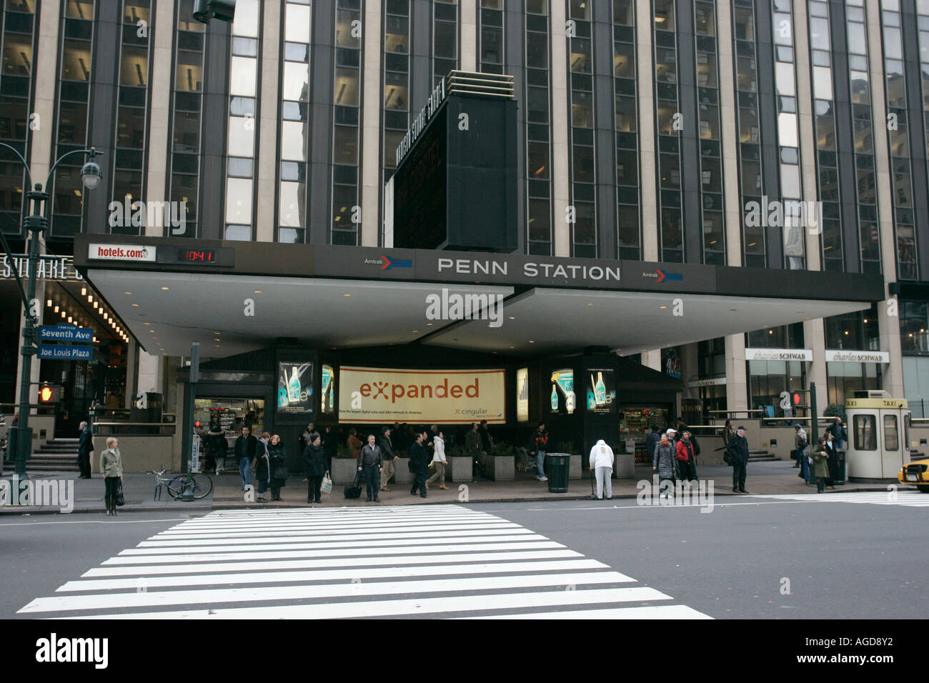 Penn Station Madison Square Garden Stockfotos Penn Station