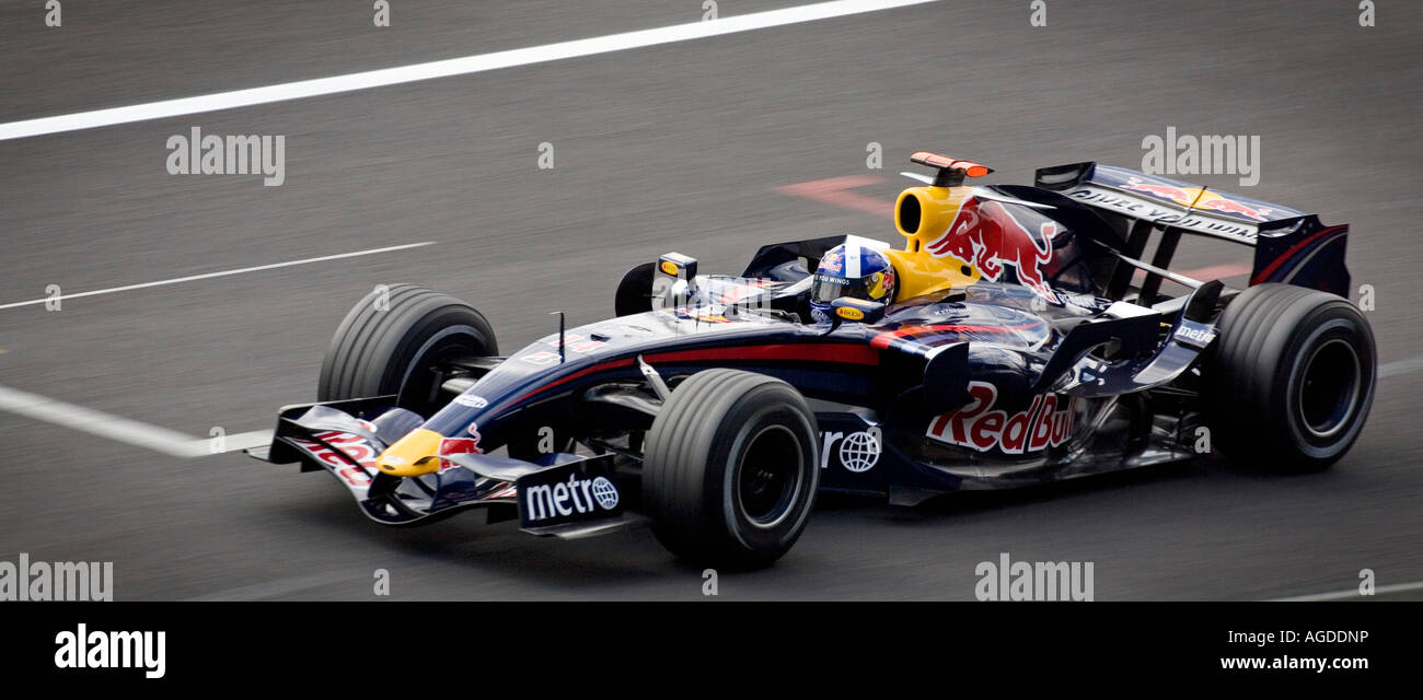 David Coulthard fahren bei belgischen Formel Eins Grand Prix in Spa Stockfoto