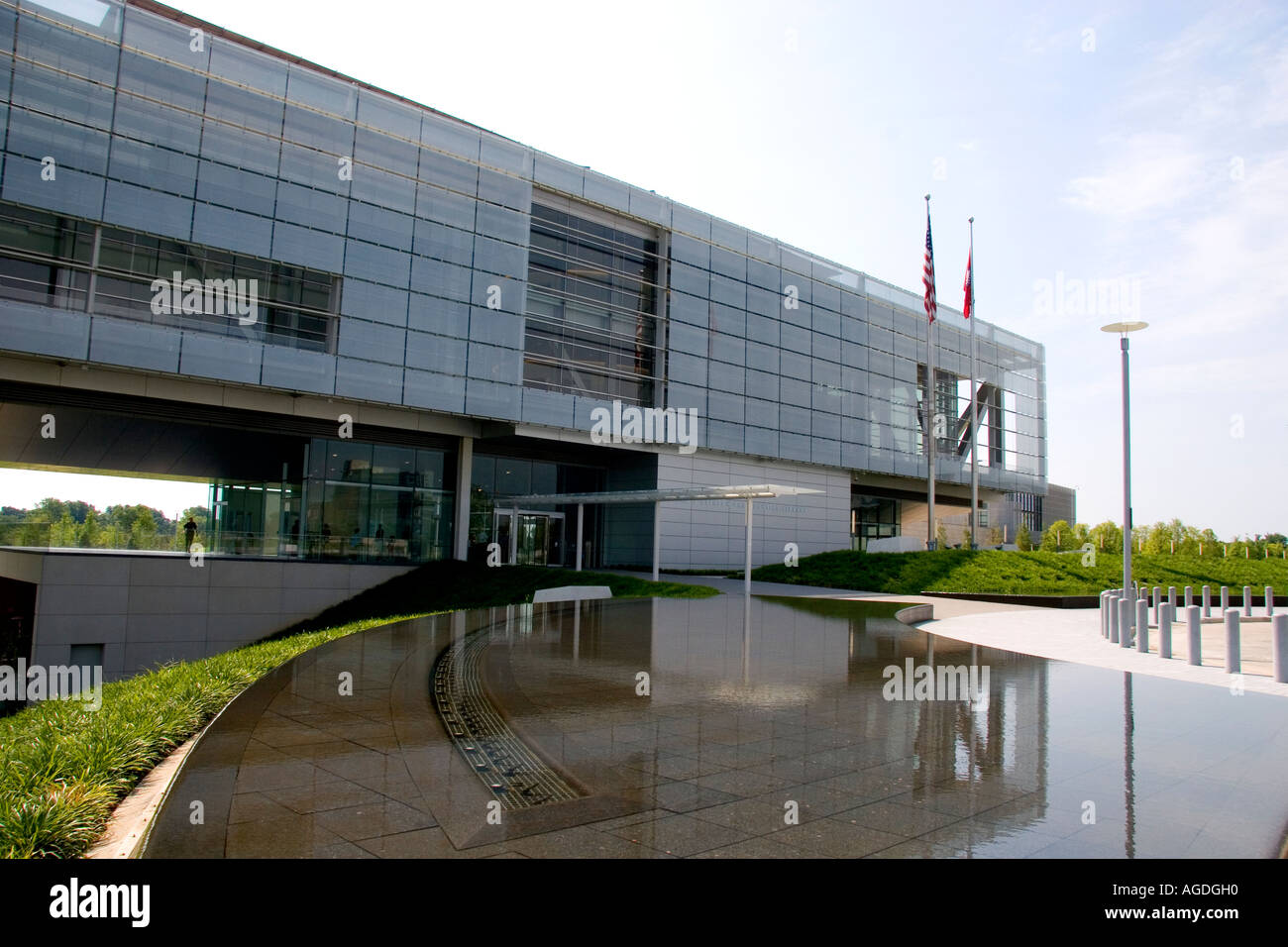 Der William J. Clinton Presidential Library in Little Rock, Arkansas. Stockfoto