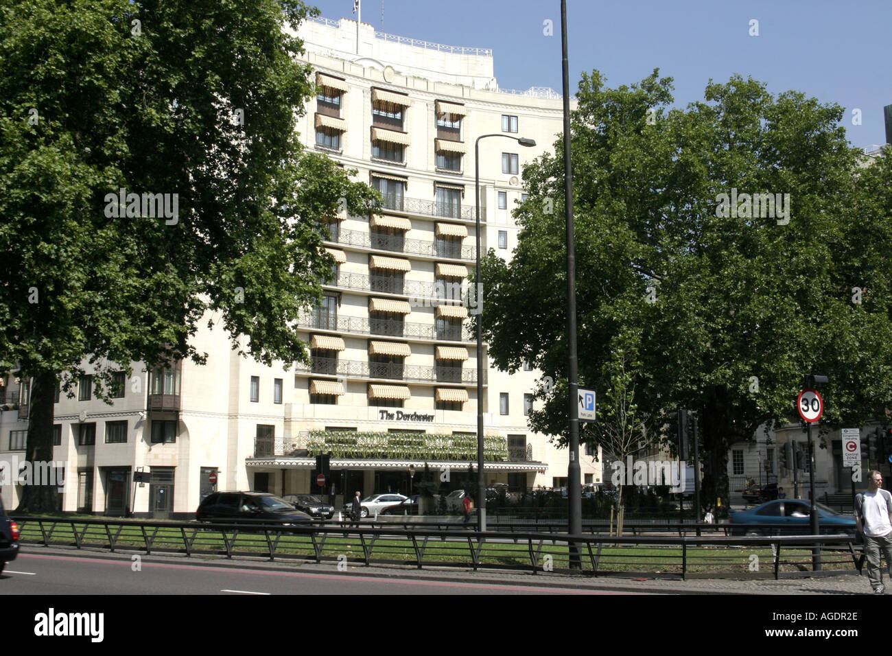 Dorchester Hotel Park Lane London, Großbritannien Stockfoto