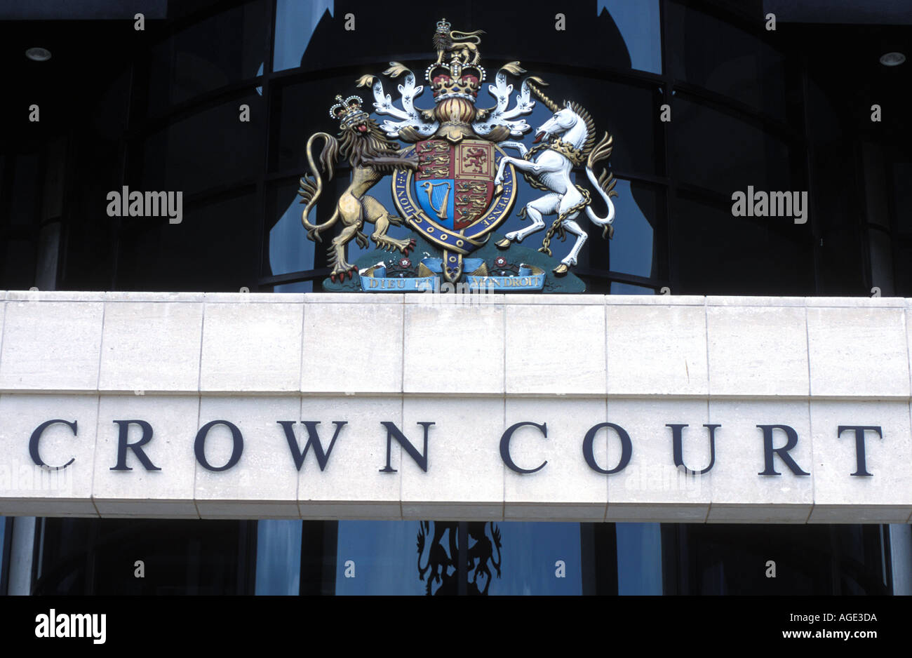 Allgemeine Ansicht, Kingston Crown Court, Kingston, Surrey, UK. Stockfoto