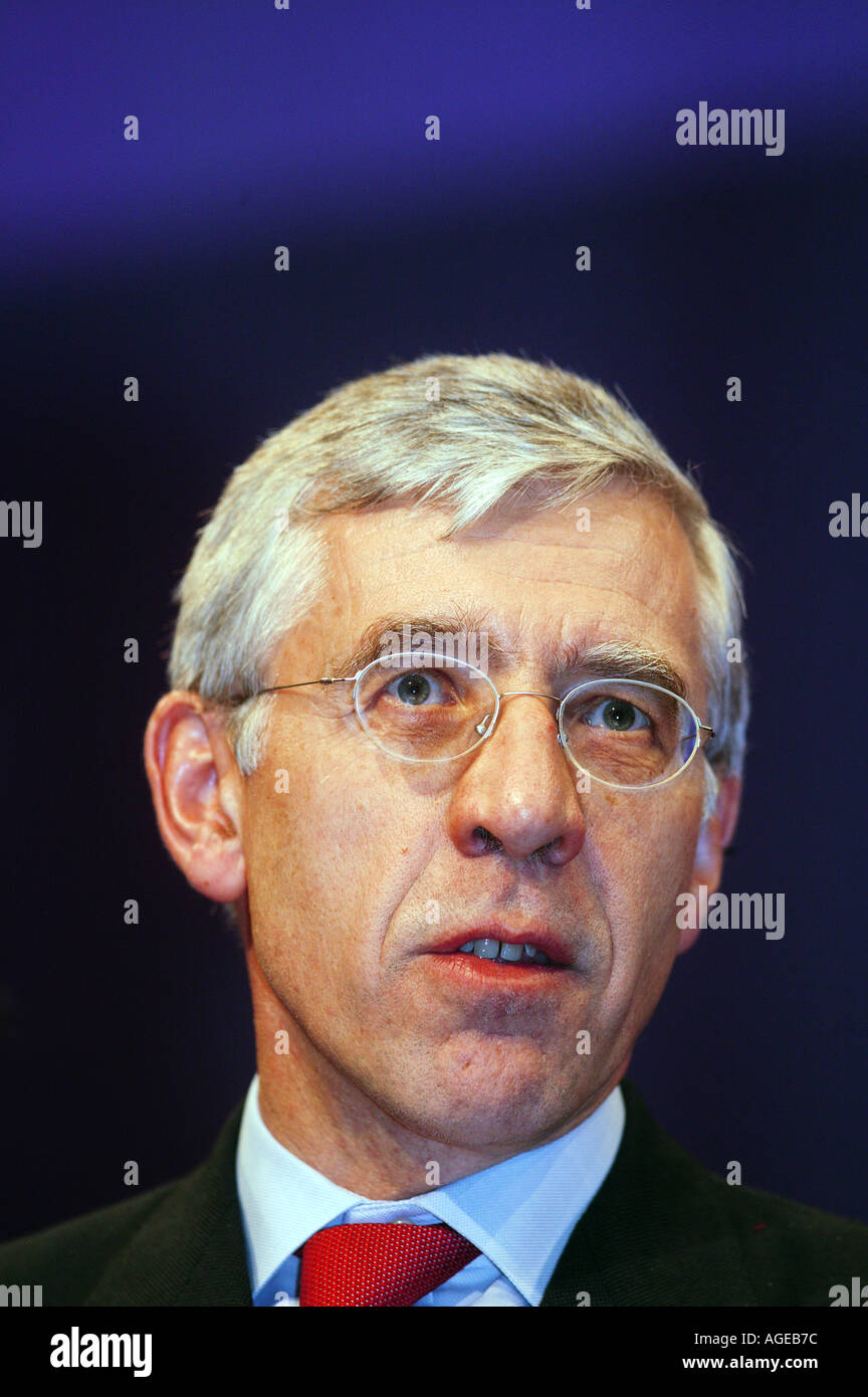 Jack Straw MP Arbeit für Blackburn bei der Labour Party Konferenz Bournemouth 2003 David Mansell gesehen Stockfoto