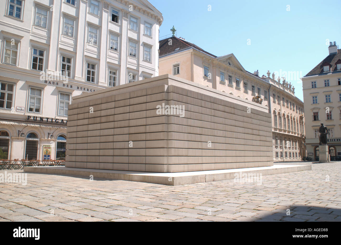wien-sterreich-sterreichs-erste-holocaust-memorial-eine-skulptur