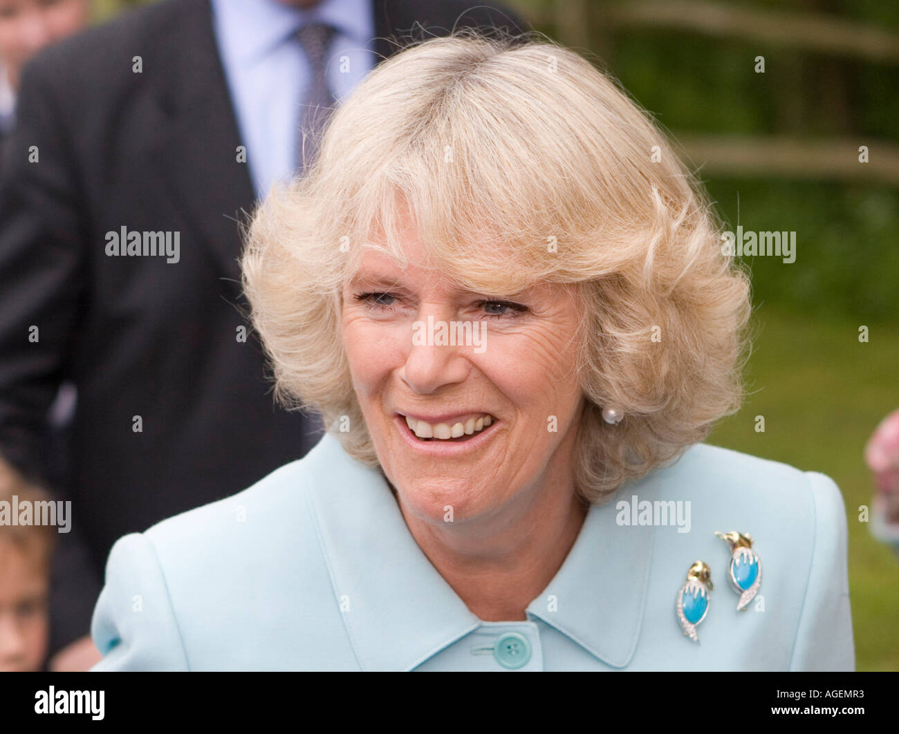 Camilla Parker Bowles, Herzogin von Cornwall. Ditchling, East Sussex England 2006 Stockfoto