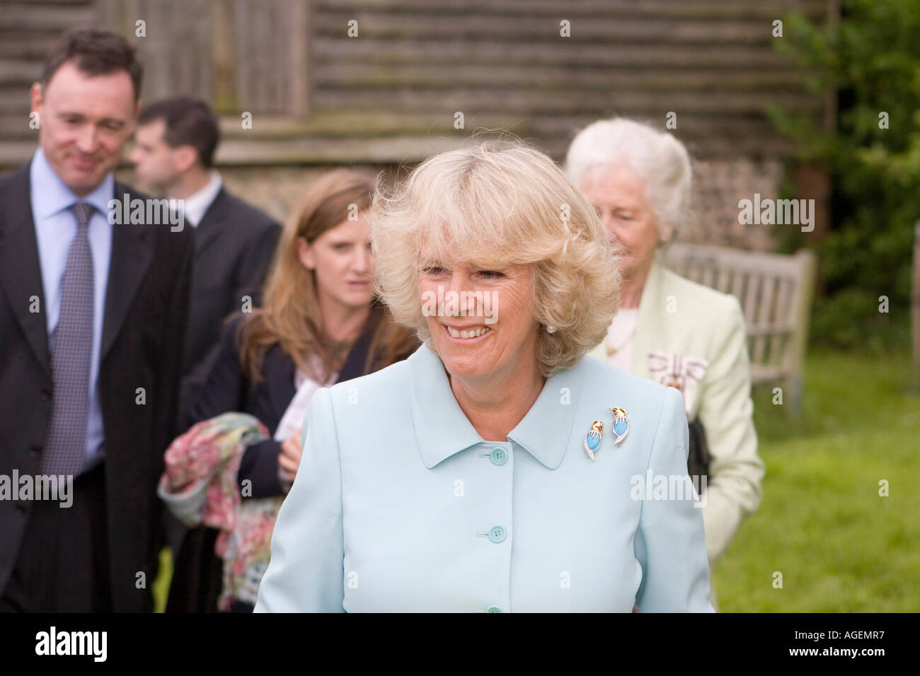 Camilla Parker Bowles, Herzogin von Cornwall. Ditchling, East Sussex England 2006 Stockfoto